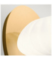 Wall light Bathroom Kichler Steel, satin etched opal glass Fox Gold
