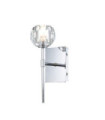 Applique murale Quoizel Acier,verre cristal K9 Chrome poli