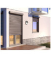 Applique murale extérieur Mona Fonte d'aluminium Noir sablé