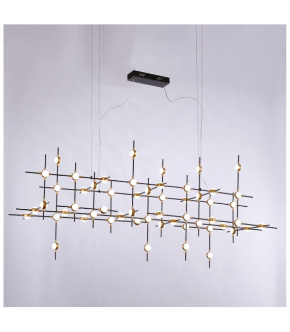 Lampada a sospensione Provenza LED Nero, Oro