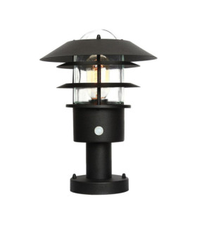 Lampada da terra Helsingor Acciaio inox, vetro trasparente Nero