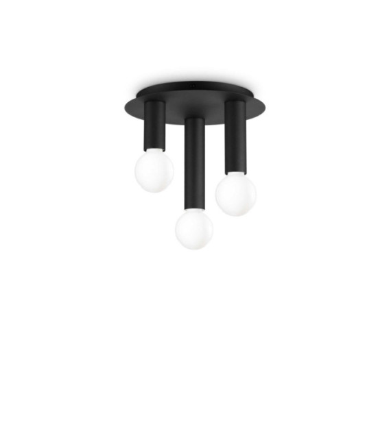 Small Black Metal Ceiling Light