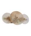 Plafonnier Wagon Acier doux,verre Laiton