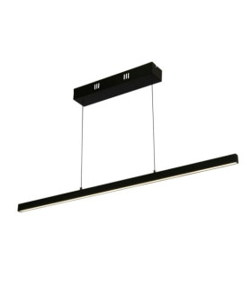 Lampada a sospensione Layla Acciaio dolce, alluminio Nero