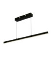 Layla pendant light Mild steel, aluminum Black