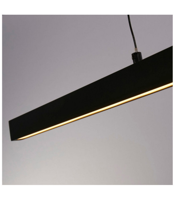 Lámpara colgante Layla Acero dulce, aluminio Negro