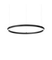 ORACLE LED pendant light Metal, plastic, aluminum Black