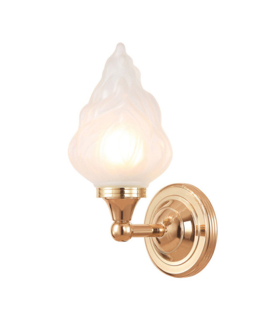 Applique murale Austen Verre,Aluminium Or Rose