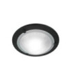 Plafonnier Berwick Verre,Acier Noir