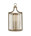 Victoria wall light Mild steel, glass Antique Brass