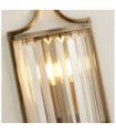 Victoria wall light Mild steel, glass Antique Brass