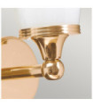 Applique murale Eliot Verre,Aluminium Or Rose