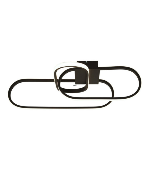 Integrierte LED-Deckenleuchte Clip Baustahl Weiß, Schwarz