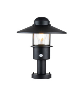 Klampenborg outdoor floor lamp Clear glass, 304 stainless steel Black