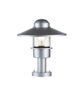Klampenborg outdoor floor lamp Clear glass, 304 stainless steel Silver