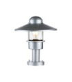 Klampenborg outdoor floor lamp Clear glass, 304 stainless steel Silver