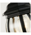 Outdoor floor lamp Bel Aluminum, Black glass
