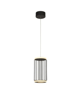 Circolo LED pendant light Aluminum, mild steel White, black sand