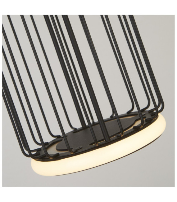 Circolo LED pendant light Aluminum, mild steel White, black sand