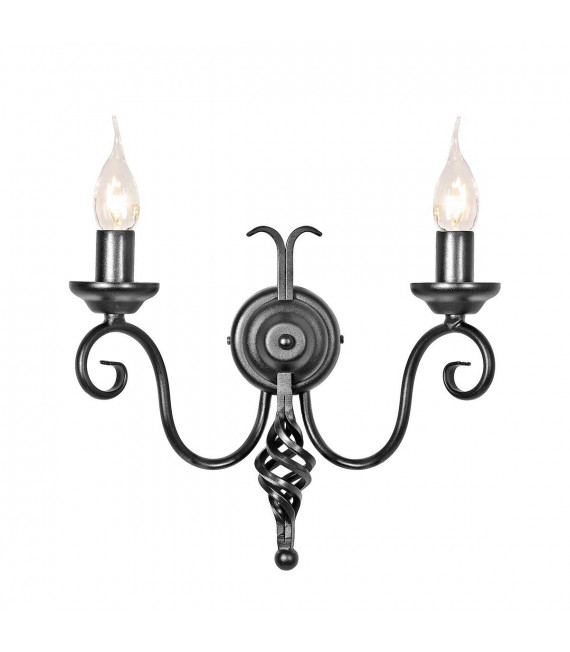 plafonnier ventilateur vintage 2 ampoules e27 max 60w brun patiné
