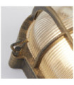 Lampe sur pied extérieur Bulkhead Aluminium Clair, or noir