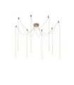 Suspension LUCCIOLA Verre,Métal Laiton