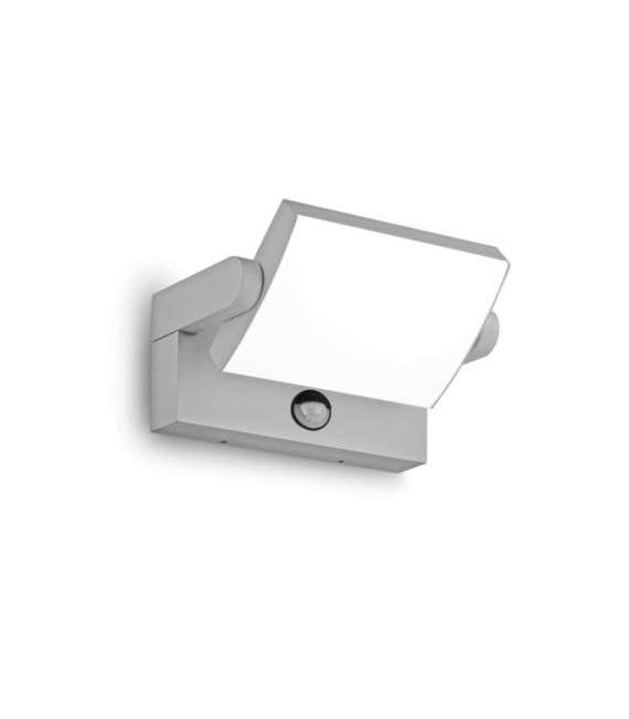 Outdoor wall light Swipe Metal, Gray Plastic