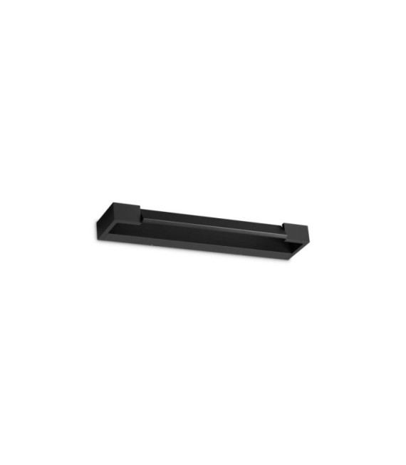 Balance LED wall light Plastic, Aluminum Black