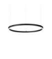 ORACLE LED pendant light Metal, plastic, aluminum Black