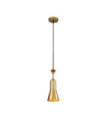 Suspension Etoile Résine,Acier Laiton vieilli, feuille d'or
