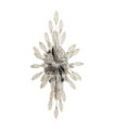 Applique murale Peacock Acier doux,cristal Chrome