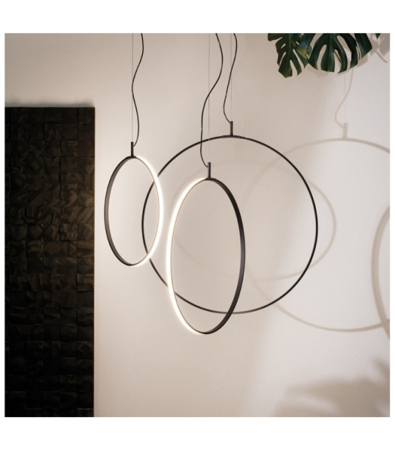 Suspension LED CIRCUS Métal,Plastique Noir