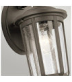 Kichler exterior wall light Aluminum, transparent grained glass Old Bronze