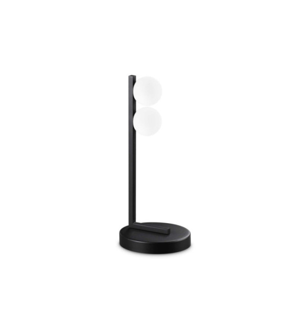 Lampada da tavolo Ping in metallo Nera
