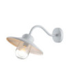 Klampenborg outdoor wall light Transparent glass, 304 stainless steel White
