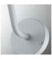 Klampenborg outdoor wall light Transparent glass, 304 stainless steel White
