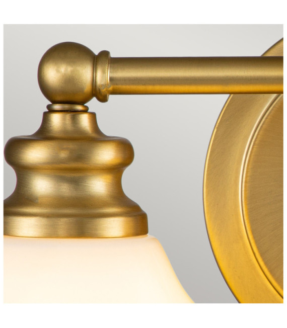 Hinkley wall light Glass, Steel Brushed brass