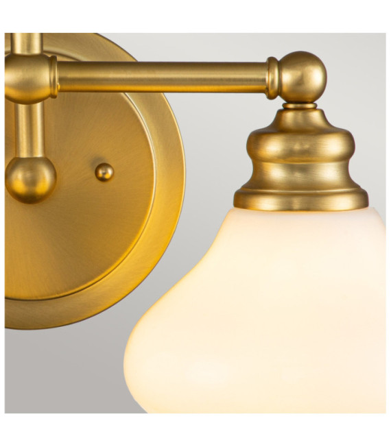 Hinkley wall light Glass, Steel Brushed brass