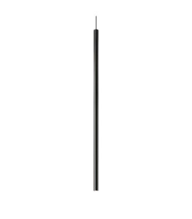 Lámpara colgante ultrafina Metal, Aluminio Negro mate