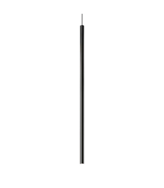 Ultrathin pendant light Metal, Aluminum Matte black