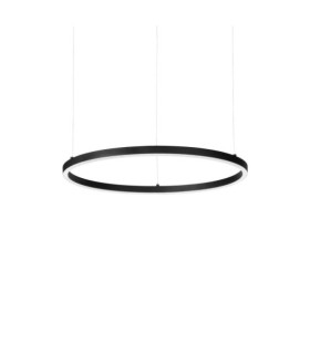 Suspension LED ORACLE Métal,plastique,aluminium Noir