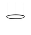 ORACLE LED pendant light Metal, plastic, aluminum Black