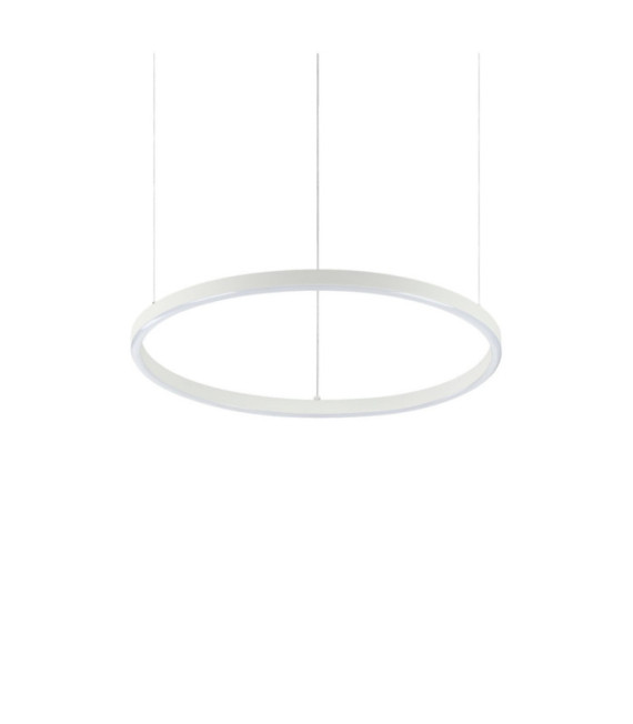 ORACLE Lámpara colgante LED Metal, plástico, aluminio Blanco