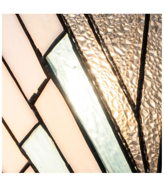 Alderley Wandleuchte Kunstglas, Stahl Vintage Bronze