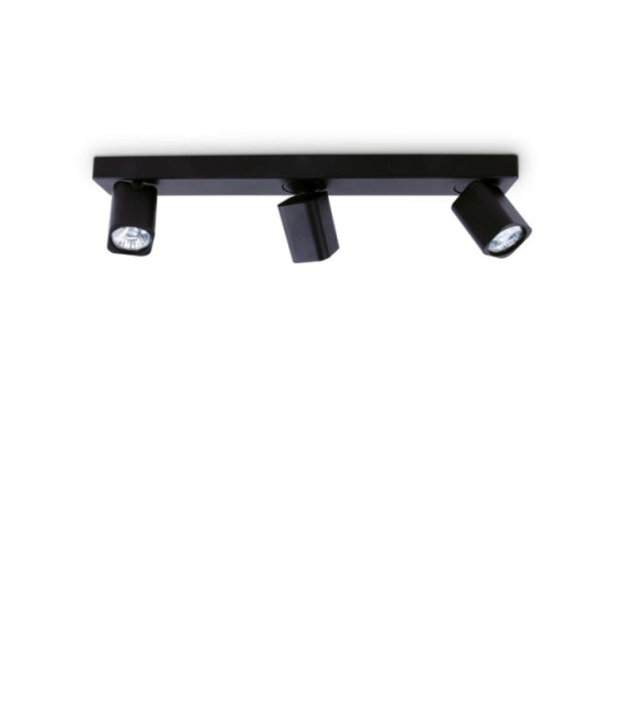 Barra de foco Rudy Metal, Aluminio Negro
