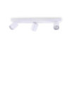 Rudy metal spotlight bar, white aluminum