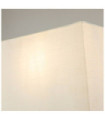 Swirl wall light Linen lampshade, steel, gold leaf resin