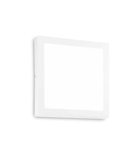Plafoniera LED Universale in Metallo, Alluminio Bianco