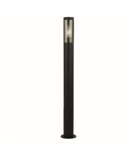 Lampe sur pied extérieur Batton Acier inoxydable Noir mat,Fumé