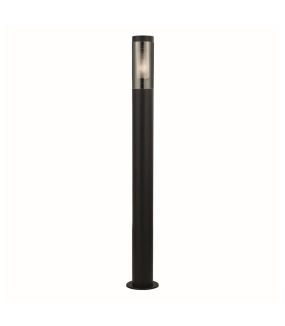 Batton Lámpara de pie exterior Acero inoxidable Negro mate, Ahumado